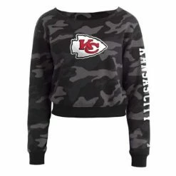 NFL Hoodies & Sweatshirts New Era Women's Kansas City Chiefs Crop Crewneck