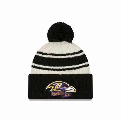 NFL Hats & Caps New Era Baltimore Ravens 2022 Sideline Sport Beanie 3 NFL Hats & Caps New Era Baltimore Ravens 2022 Sideline Sport Beanie