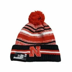 College Hats & Caps New Era Nebraska Cornhuskers Sport Knit Pom Beanie