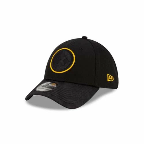NFL Hats & Caps New Era Pittsburgh Steelers Road Sideline 39Thirty Stretch Fit Hat 3 NFL Hats & Caps New Era Pittsburgh Steelers Road Sideline 39Thirty Stretch Fit Hat