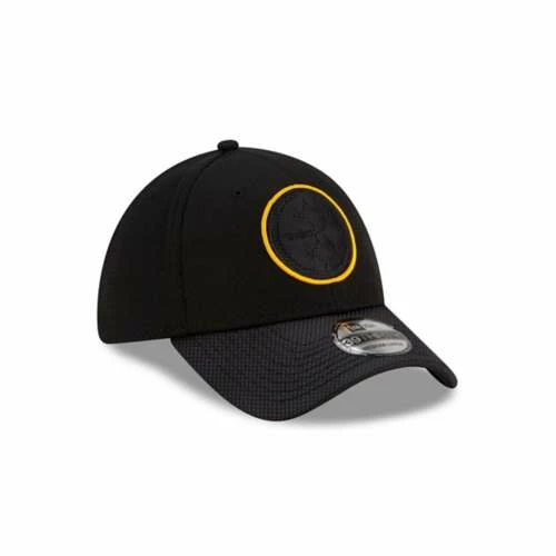 NFL Hats & Caps New Era Pittsburgh Steelers Road Sideline 39Thirty Stretch Fit Hat 5 NFL Hats & Caps New Era Pittsburgh Steelers Road Sideline 39Thirty Stretch Fit Hat - Image 3