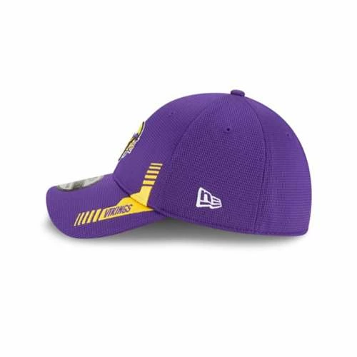 NFL Hats & Caps New Era Minnesota Vikings Home Sideline 39Thirty Stretch Fit Hat 6 NFL Hats & Caps New Era Minnesota Vikings Home Sideline 39Thirty Stretch Fit Hat - Image 4