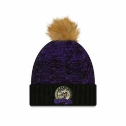 NFL Hats & Caps New Era Women's Minnesota Vikings 2022 Salute To Service Pom Beanie