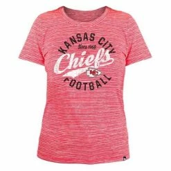 NFL Shirts New Era Women's Kansas City Chiefs Space Dye Logo T-Shirt