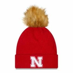 College Hats & Caps New Era Women's Nebraska Cornhuskers Snowy Knit Beanie