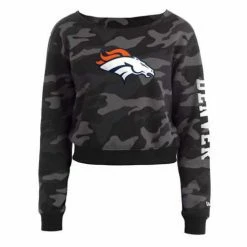 NFL Hoodies & Sweatshirts New Era Women's Denver Broncos Crop Crewneck