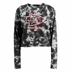NFL Shirts New Era Women's Kansas City Chiefs Tie Dye Long Sleeve Shirt