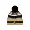 NFL Hats & Caps New Era New Orleans Saints Sideline Pom Beanie -Cheap New Era Store unnamed file 987